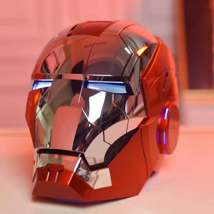 AutoKing 1:1 MK5 Iron Man Helmet – Wearable Cosplay Voice Control Light-Up Model