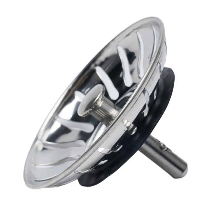 80mm Stainless Steel Sink Strainer – Kitchen/Bathroom Drain Plug & Waste Stopper