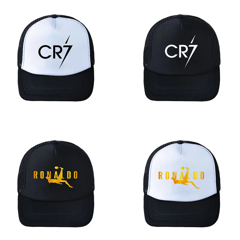Cristiano Ronaldo CR7 Baseball Cap – Adjustable 3D Printed Snapback Hat