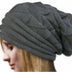 Oversized Knitted Beanie – Winter Warm Slouchy Ski Hat for Men & Women
