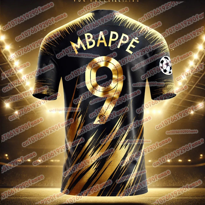 Men’s Mbappé Fan Jersey – Quick-Dry Printed Sports Training T-Shirt