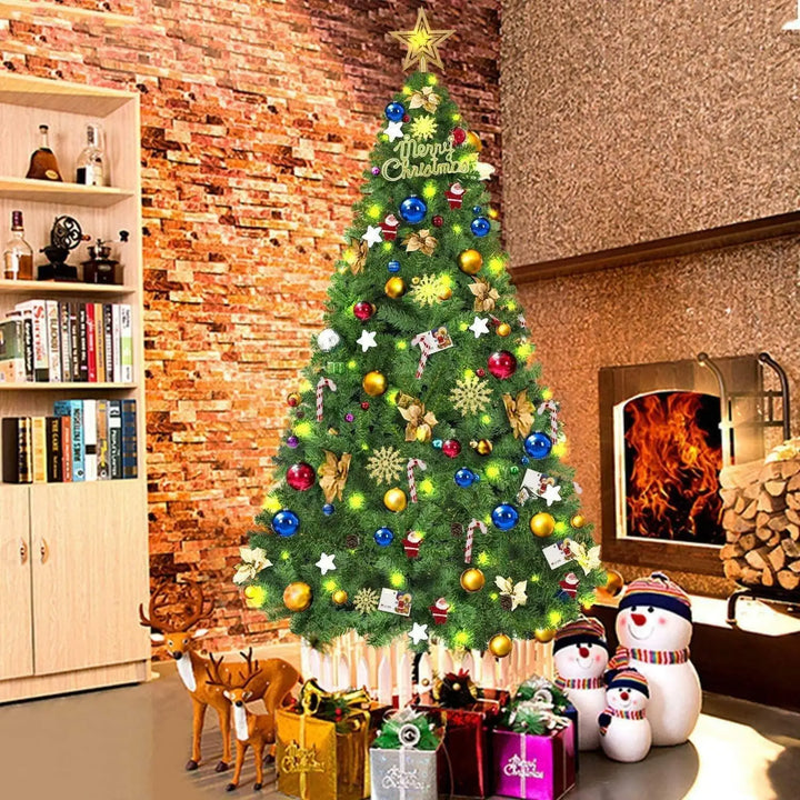 Shatchi 1.2m Artificial Christmas Tree – Green 230 Tips with Metal Stand