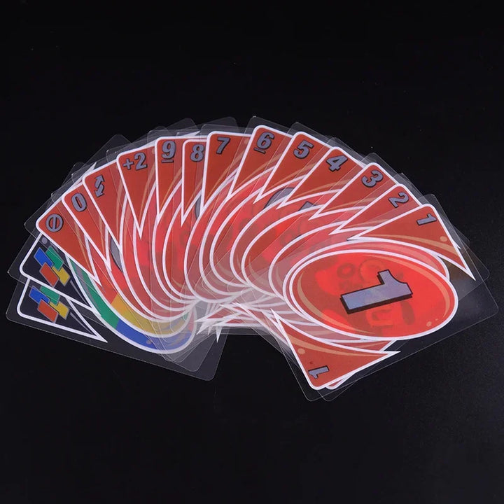 UNO H2O Waterproof Card Game – Transparent PVC Playing Cards