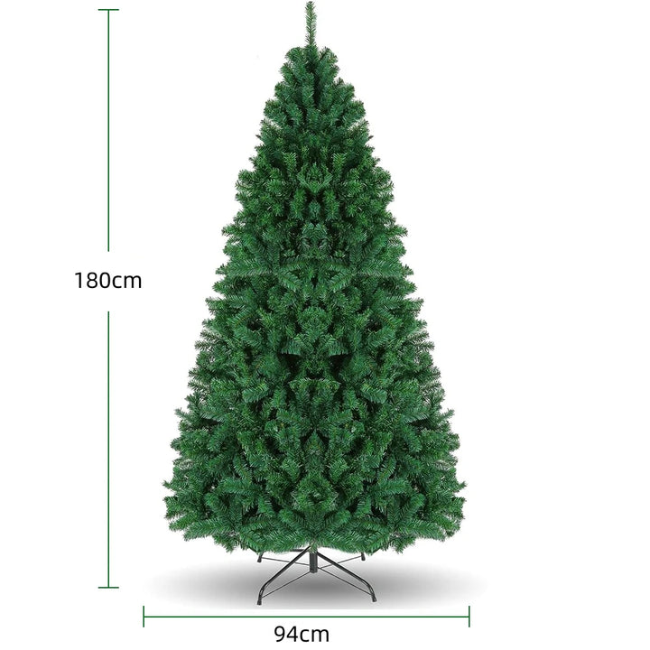 Premium Artificial Christmas Tree with Metal Stand – Multiple Sizes