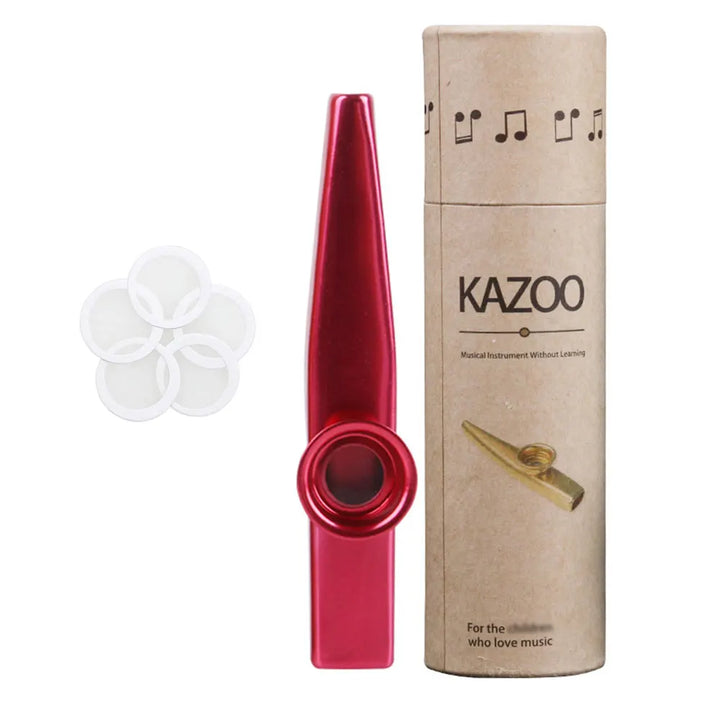 Aluminum Alloy Kazoo with Storage Box – Beginner Musical Instrument