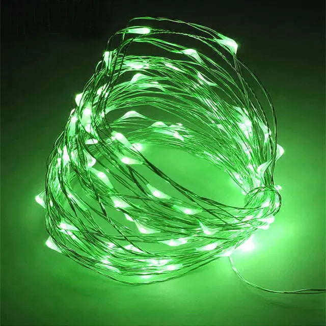 1–5M Copper Wire LED Fairy Lights – Warm String Lights for Christmas, Wedding & Party