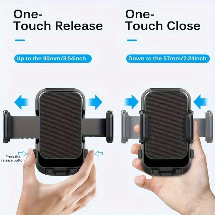 Universal Car Phone Holder – Dashboard & Windshield Suction Cup Telescopic Mount