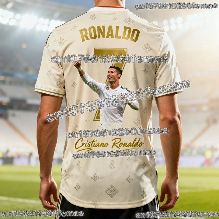 Ronaldo #7 Football Jersey – Fan Edition Training Top (Adults/Kids)
