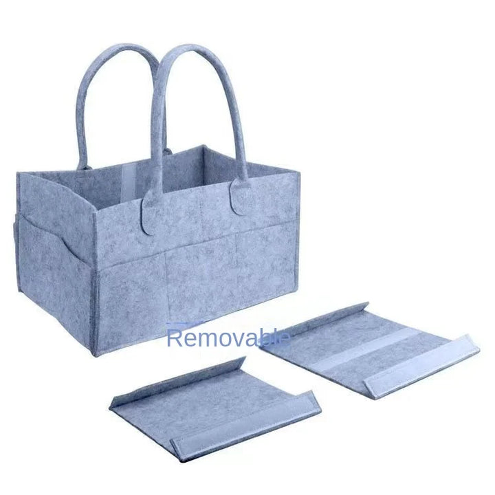 Baby Diaper Bag Organizer – Portable Nursery Storage Holder for Table & Car