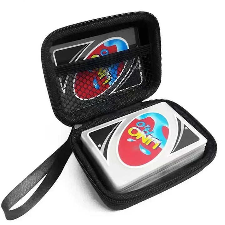 UNO Card Storage Box with Sleeves for Board Games Tarot and Poker | Zipper Case