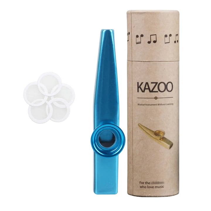 Aluminum Alloy Kazoo with Storage Box – Beginner Musical Instrument