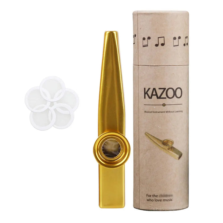 Aluminum Alloy Kazoo with Storage Box – Beginner Musical Instrument