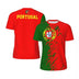 Men’s Portugal Football T-Shirt – 3D Print Summer Sports Tee