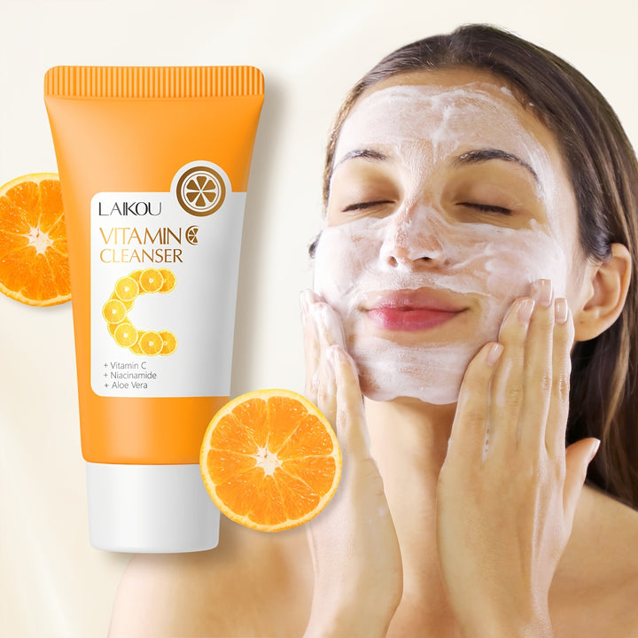 Vitamin C Face Wash – Brightening & Oil Control Cleanser for Smooth Skin