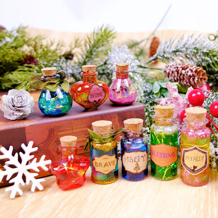 FOMOMDI DIY Wizard Potions Kit – 20 Bottle Fairy Magic Craft Set for Kids