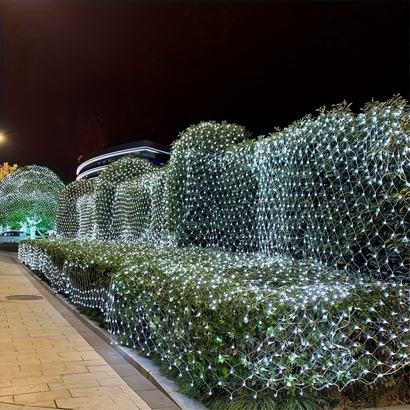 320 LED Net Mesh Lights 3x2m – 8 Modes Christmas Fairy Lights UK Plug