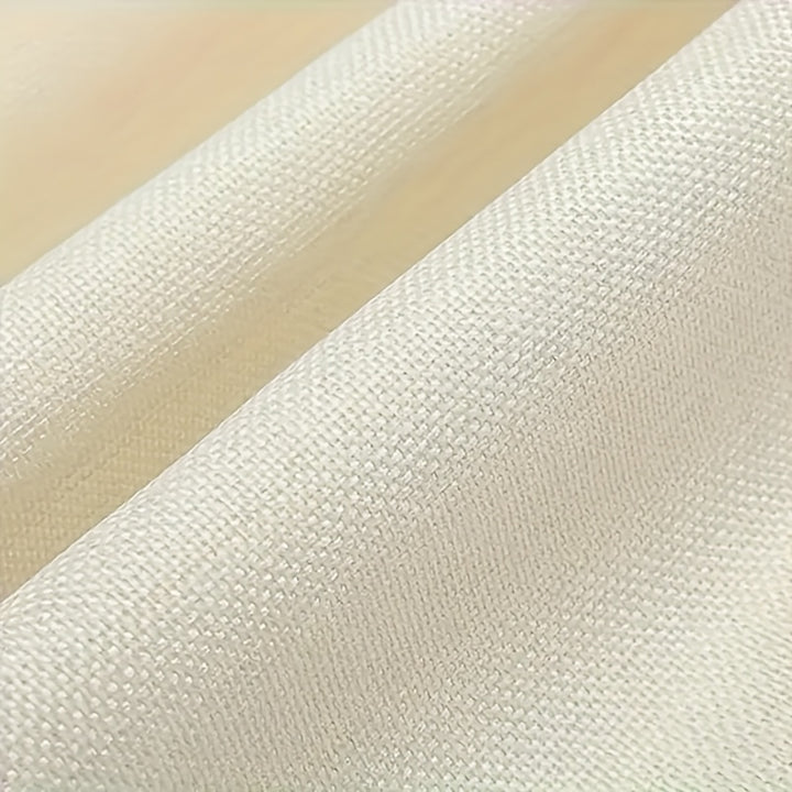 Set of 4 Luxury Christmas Linen Placemats – Red & Gold Holiday Table Mats