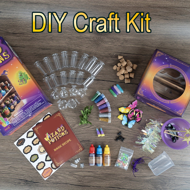 Mini Wizard Potions Kit – DIY Fairy Magic Craft Set for Kids & Girls