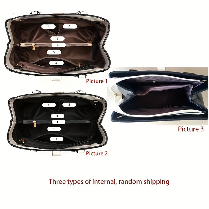 Women’s Shoulder Bag – Elegant Letter Design, Spacious & Comfortable