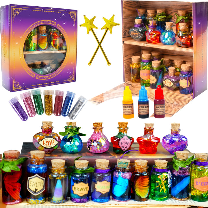 Mini Wizard Potions Kit – DIY Fairy Magic Craft Set for Kids & Girls