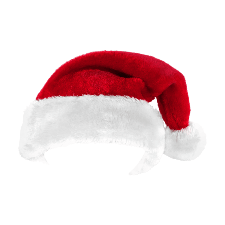 4 Pack Luxury Plush Christmas Santa Hats – Classic Red Unisex Xmas Hats