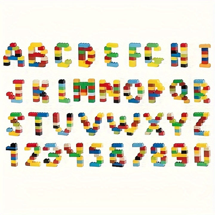 500/1000pcs Building Bricks Set – Classic Colour Creative Blocks for Kids