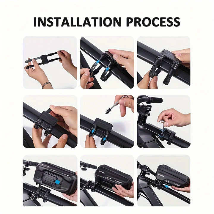 WILD Bicycle Handlebar Bag – 6.8'' Phone Case, Top Tube Storage