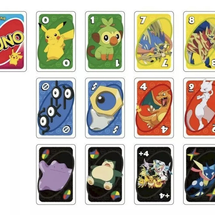 NEW - Pokemon UNO Family Card Game by Mattel