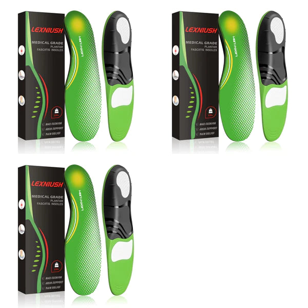 (220+lbs) Plantar Fasciitis Arch Support Insoles for Women Men - Orthotic Insoles for Flat Feet High Arch - Best Boot Work Shoe Insole for OverPronation, Metatarsalgia, Heel Pain Relief Foot Pain